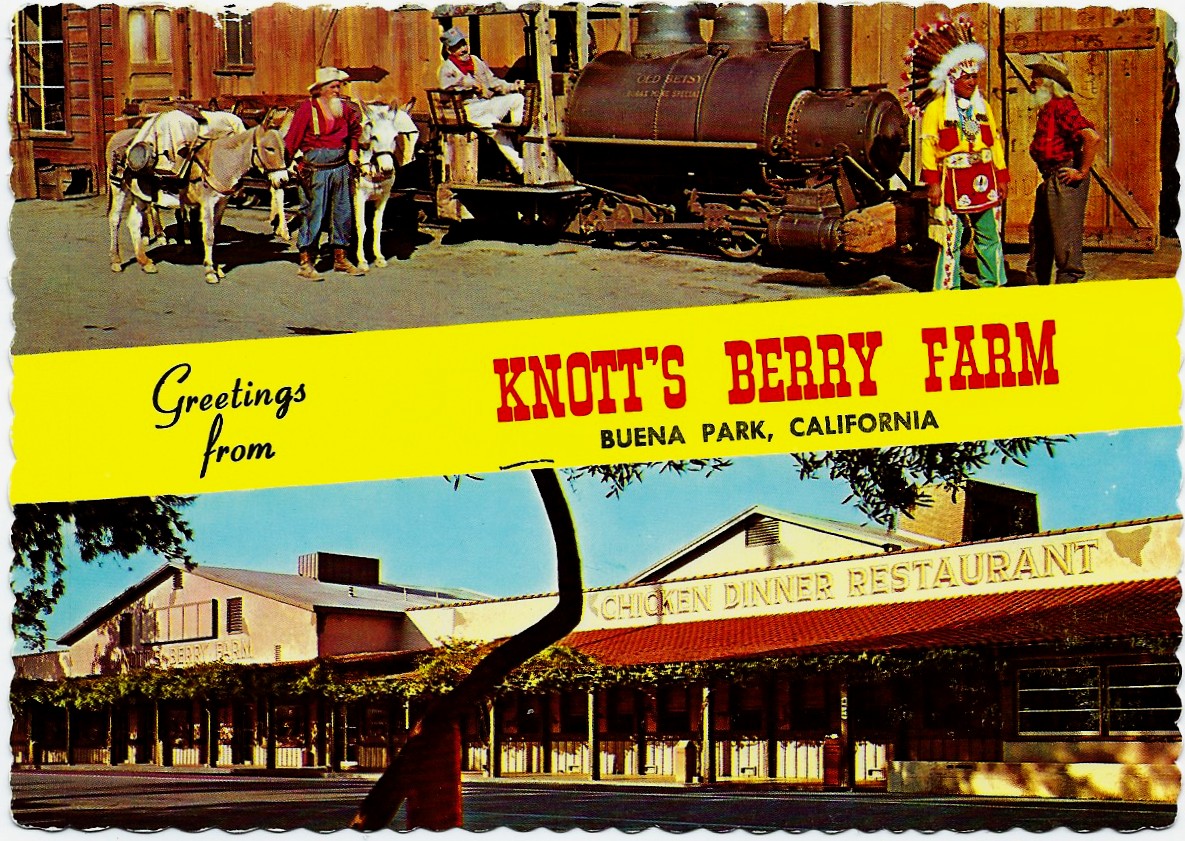 Greetings from Knott's Berry Farm Buena Park California Postcard - Click Image to Close