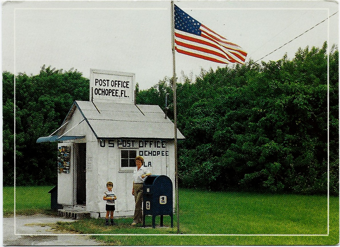 Post Office OCHOPEE, FL Evelyn Shealy Postmaster GS1047/2 - Click Image to Close