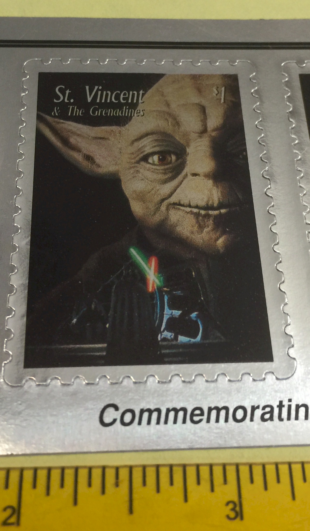 Sticker Sheet Star Wars Darth Vadar Yoda Storm Trooper 3