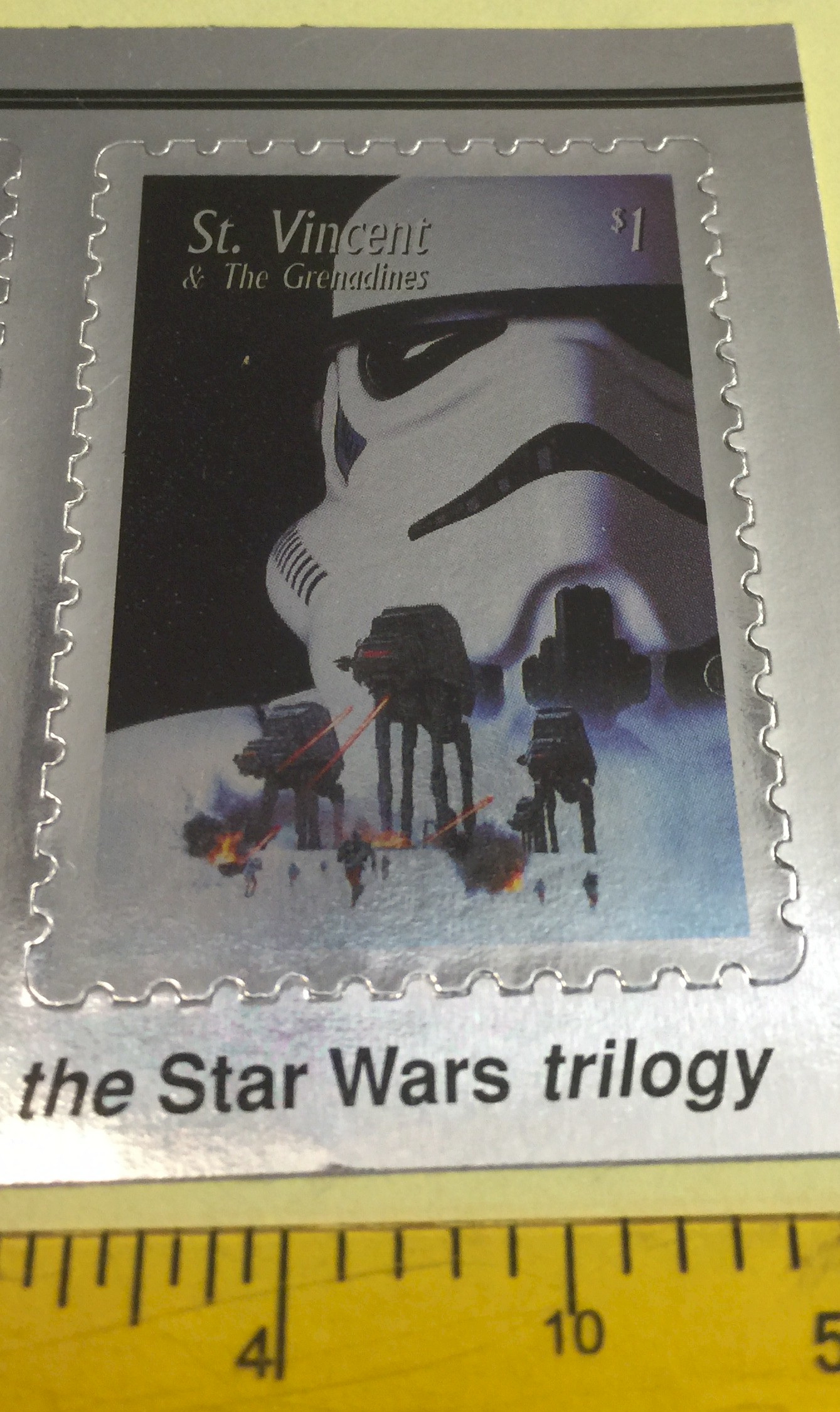 Sticker Sheet Star Wars Darth Vadar Yoda Storm Trooper 3