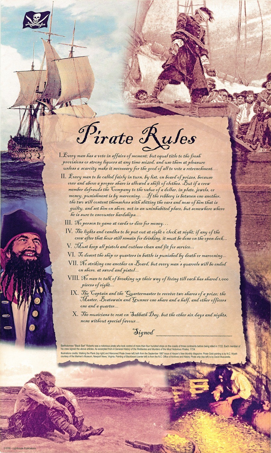 Pirate Rules Poster