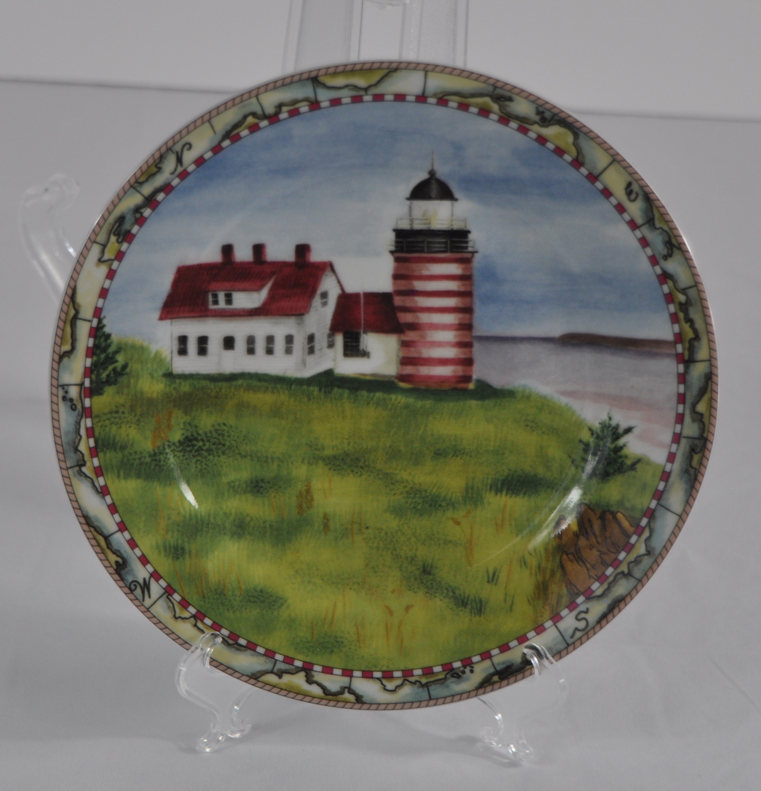 West Quoddy Head Light, ME 8-Inch Collector Plate